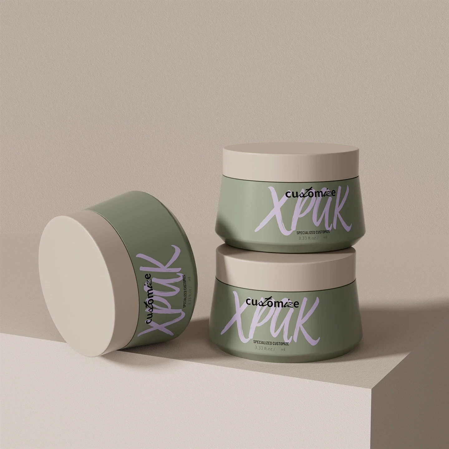 Body Scrub Containers with Lids