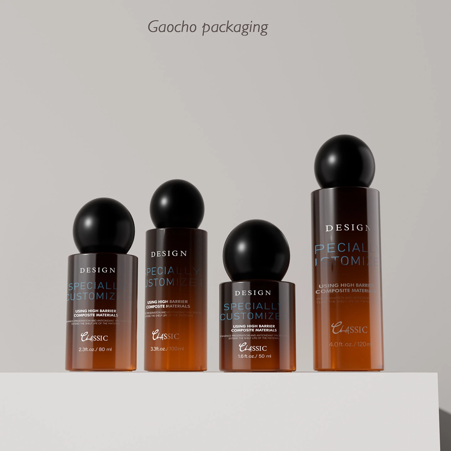 Cosmetic Toner Bottle
